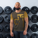 DTI Robo Gold  Men's Athletic T-shirt