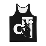 Descendants of the Island White on Black Tank Top