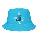 DTI Festival Blue Pencil Logo 2x Reversible bucket hat