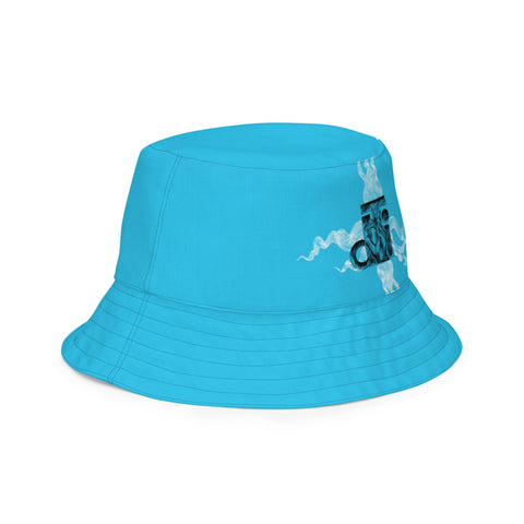 DTI Festival Blue Pencil Logo 2x Reversible bucket hat