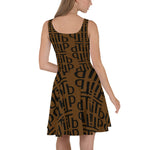 dti brown pattern Skater Dress