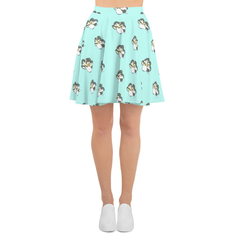 Descendants of the Island Magnolia Skater Skirt