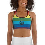 Descendants of The Island Rainbow Sports Bra