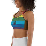 Descendants of The Island Rainbow Sports Bra