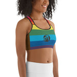 Descendants of The Island Rainbow Sports Bra