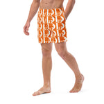 DTI Orange Pattern Men's swim trunks