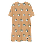 Descendants of the Island Magnolia T-shirt dress