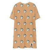 Descendants of the Island Magnolia T-shirt dress