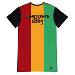 Descendants of the Island Juneteenth T-shirt dress