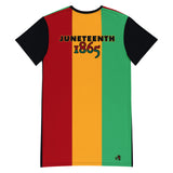 Descendants of the Island Juneteenth T-shirt dress