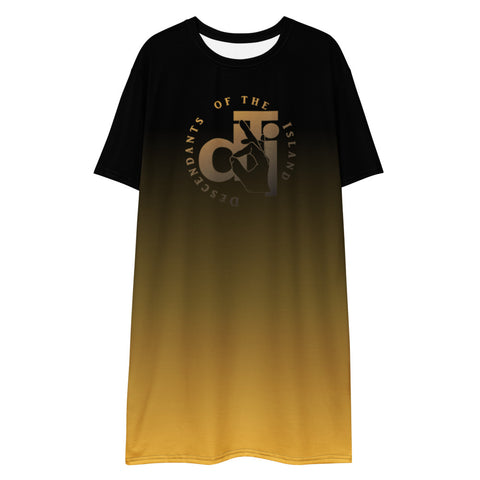 Descendants of The Island Gold T-shirt dress