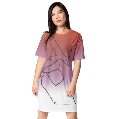 Descendants of The Island Halo Fade T-shirt dress