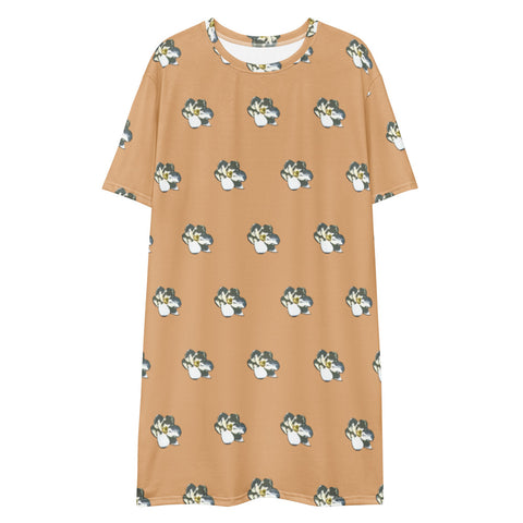 Descendants of the Island Magnolia T-shirt dress