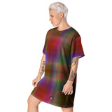 Descendants of the Island Tartan T-shirt dress