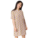 Descendants of the Island Plumeria Bubblegum T-shirt dress