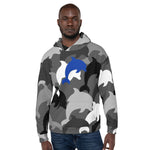 Descendants of the Island Dolphin Camo 6 Blue Unisex Hoodie