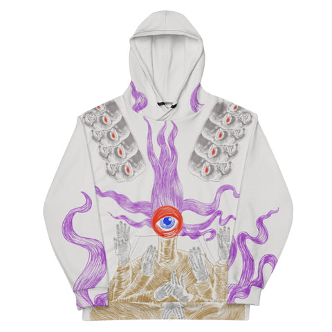 Pencil Buddah Platinum Unisex Hoodie