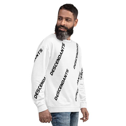 DTI Descendants Black on White Sweatshirt