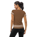 Descendants of the Island Leather and Pale Orange Athletic T-shirt