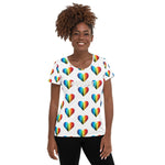 Descendants of the Island Pride Month Women's Athletic T-shirt