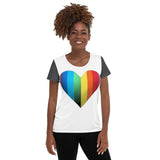 Descendants of the Island Pride Month Women's Athletic T-shirt