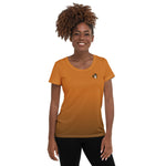 Descendants of the Island Ludicrous Gold Women's Athletic T-shirt