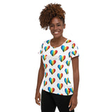 Descendants of the Island Pride Month Women's Athletic T-shirt