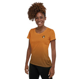 Descendants of the Island Ludicrous Gold Women's Athletic T-shirt