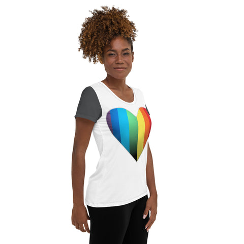 Descendants of the Island Pride Month Women's Athletic T-shirt