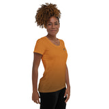 Descendants of the Island Ludicrous Gold Women's Athletic T-shirt