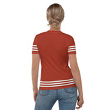 Descendants of the Island FRO White Stripes Women's T-shirt