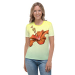 Descendants of the Islands Orange Hibiscus Women's T-shirt