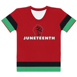 Descendants of the Island Juneteenth Red Women's T-shirt