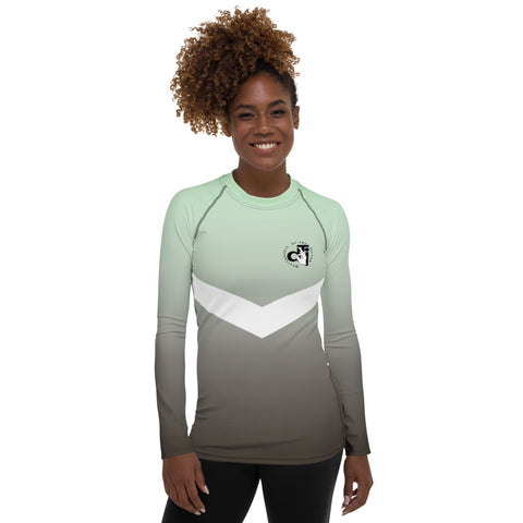 Descendants of The Island Ladies Mint V Rash Guard