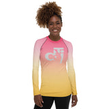 Descendants of The Island Flower Women's Rash Guard Long Sleeve