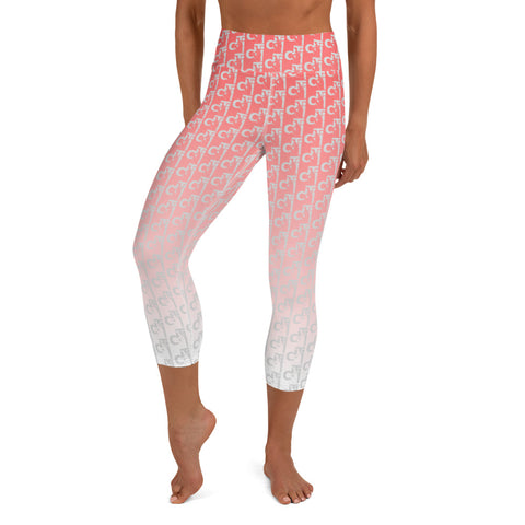 Descendants of the Island Coral Fade Yoga Capri Leggings