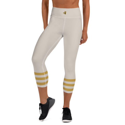 Descendants of the Island Gold Stripe Capri Leggings