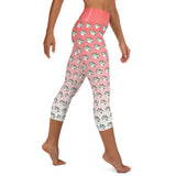 Descendants of the Island Coral Magnolia Yoga Capri Leggings