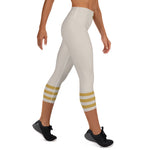 Descendants of the Island Gold Stripe Capri Leggings