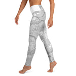 Descendants of the Island B+W JI Map Leggings