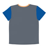 DTI Peach and Blue Youth crew neck t-shirt