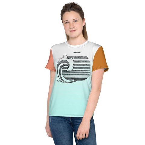 Descendants of the Island Sunwave 2 Youth crew neck t-shirt