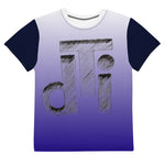 DTI Blueberry Crayon Logo Youth crew neck t-shirt