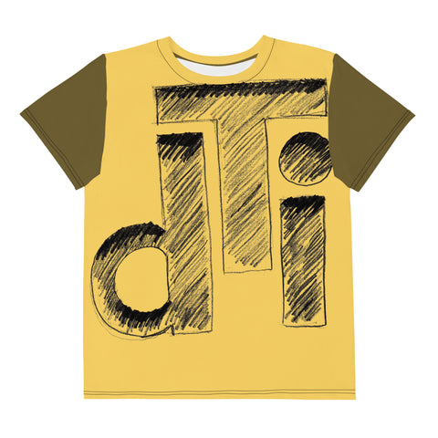 DTI Sunset Brown Youth crew neck t-shirt