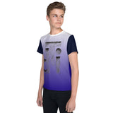 DTI Blueberry Crayon Logo Youth crew neck t-shirt