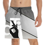 Descendants of the Island Silver Especial Men's Mid-Length Beach Shorts