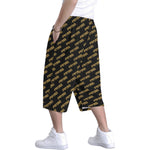 Descendants of the Island Gold Men's All Over Print Baggy Shorts (Model L37)