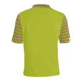 DTI Chartruese Collar Design Polo Men'sShirt