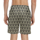 Descendants of the Island Dark Moss Men's Mid-Length Beach Shorts