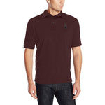 DTIBurgundy Solid Polo Polo Shirt